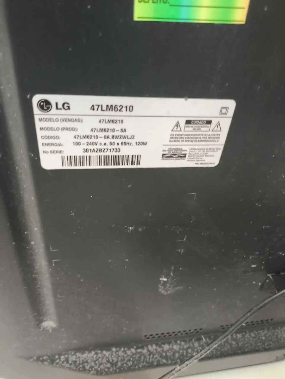 Tv LG 47 polegadas 3D nativa - Foto 3
