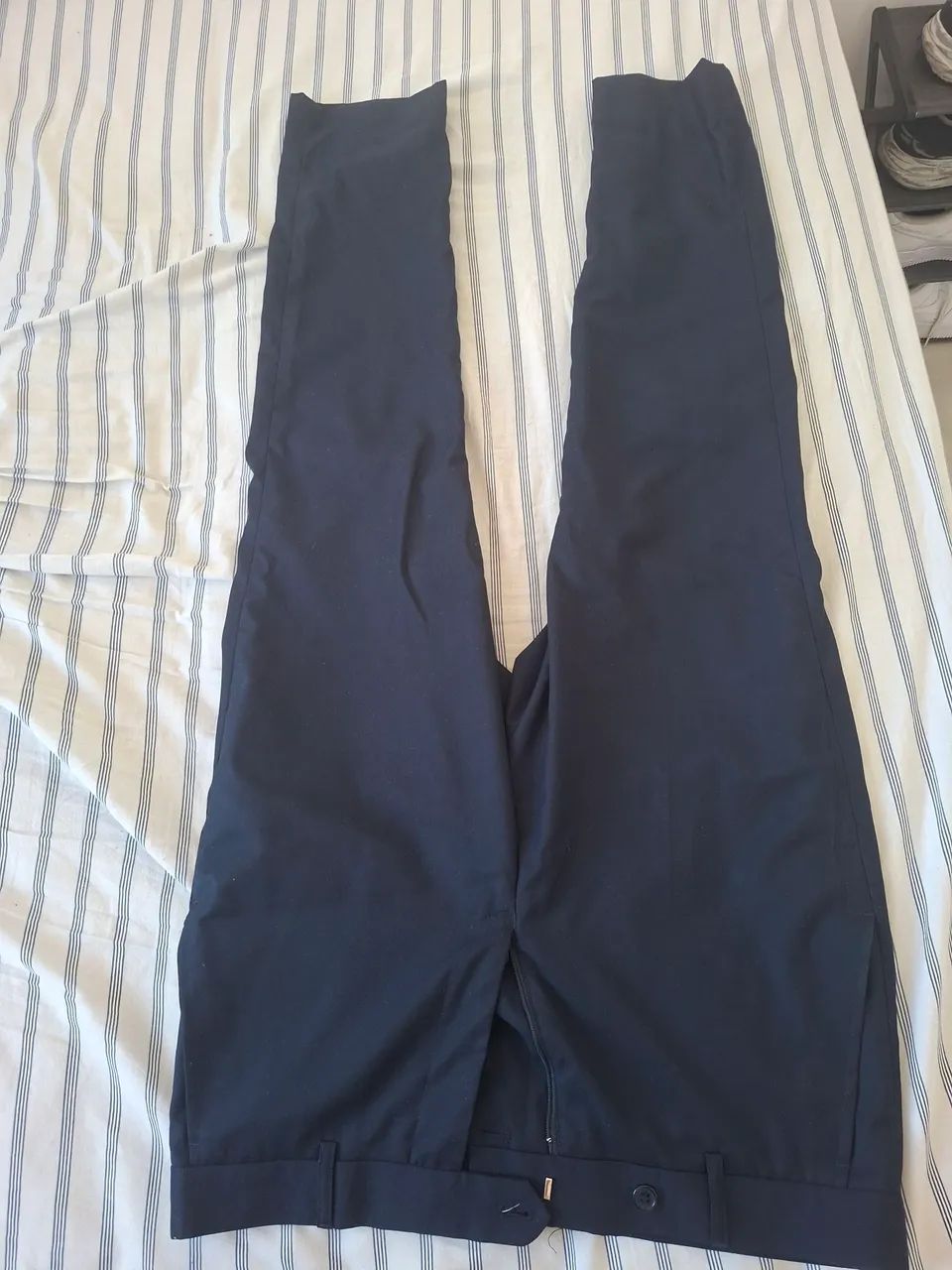 Calça social azul escura