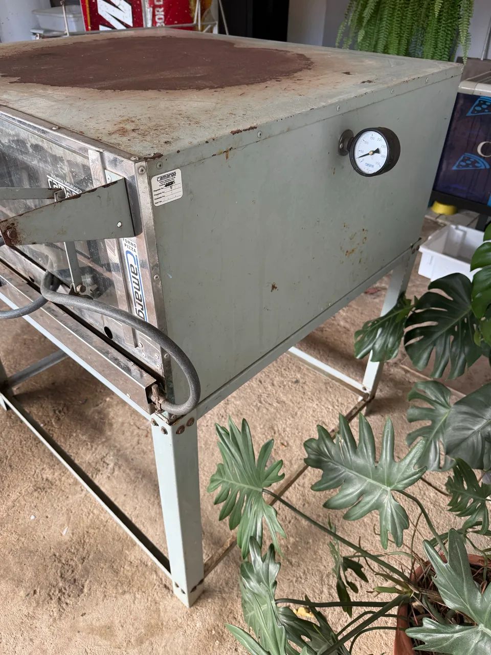 Forno industrial para pão, pizza, bolo