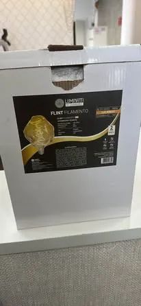 Lâmpada LED Flint Filamento Ambar 4W nova - Foto 2