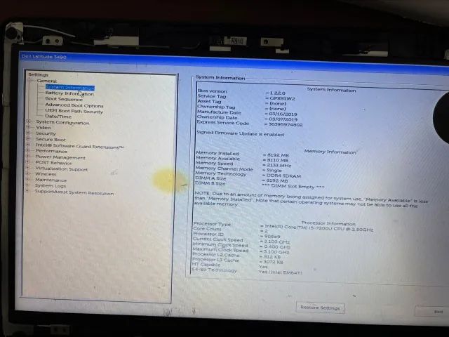 Carcaça Dell  Latitude 3490 com Placa funcionando - Foto 5