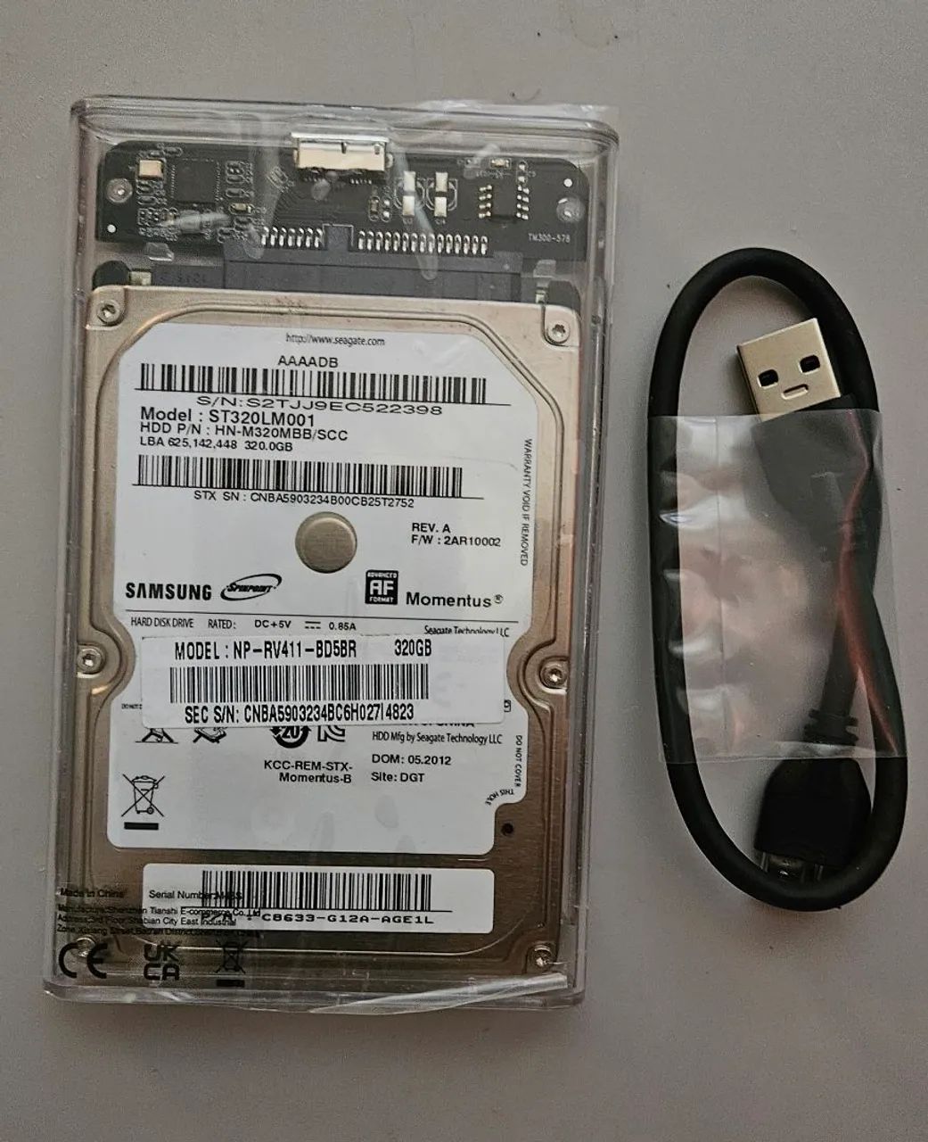 HD externo de 320GB USB 3.0 para notebook e videogame  - Foto 3