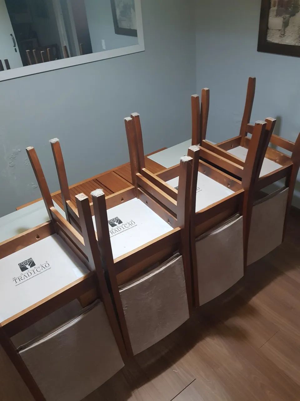 Mesa extensível com 4 cadeiras - Foto 4