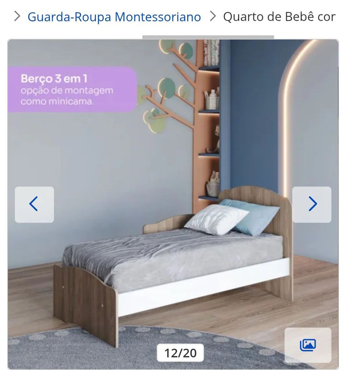Quarto berço de bebê  - Foto 5