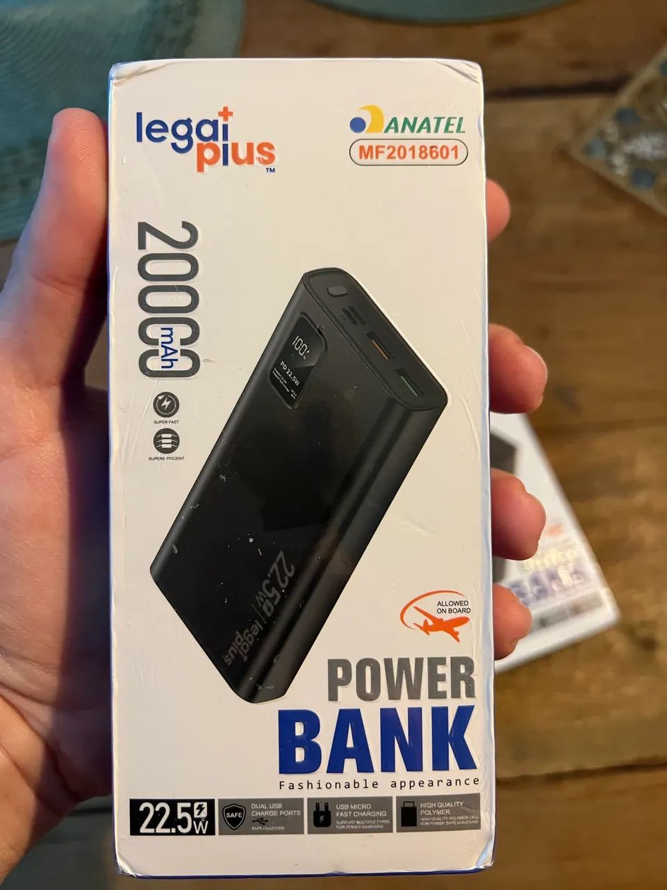 Powerbank fast charge 20000mah 22.5w - Foto 3