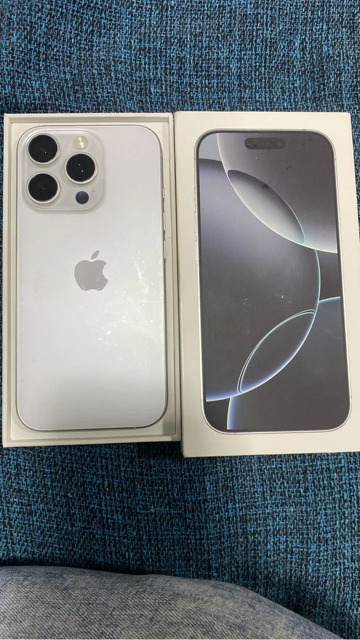 iPhone 16 pro 128gb 90% - todo original 