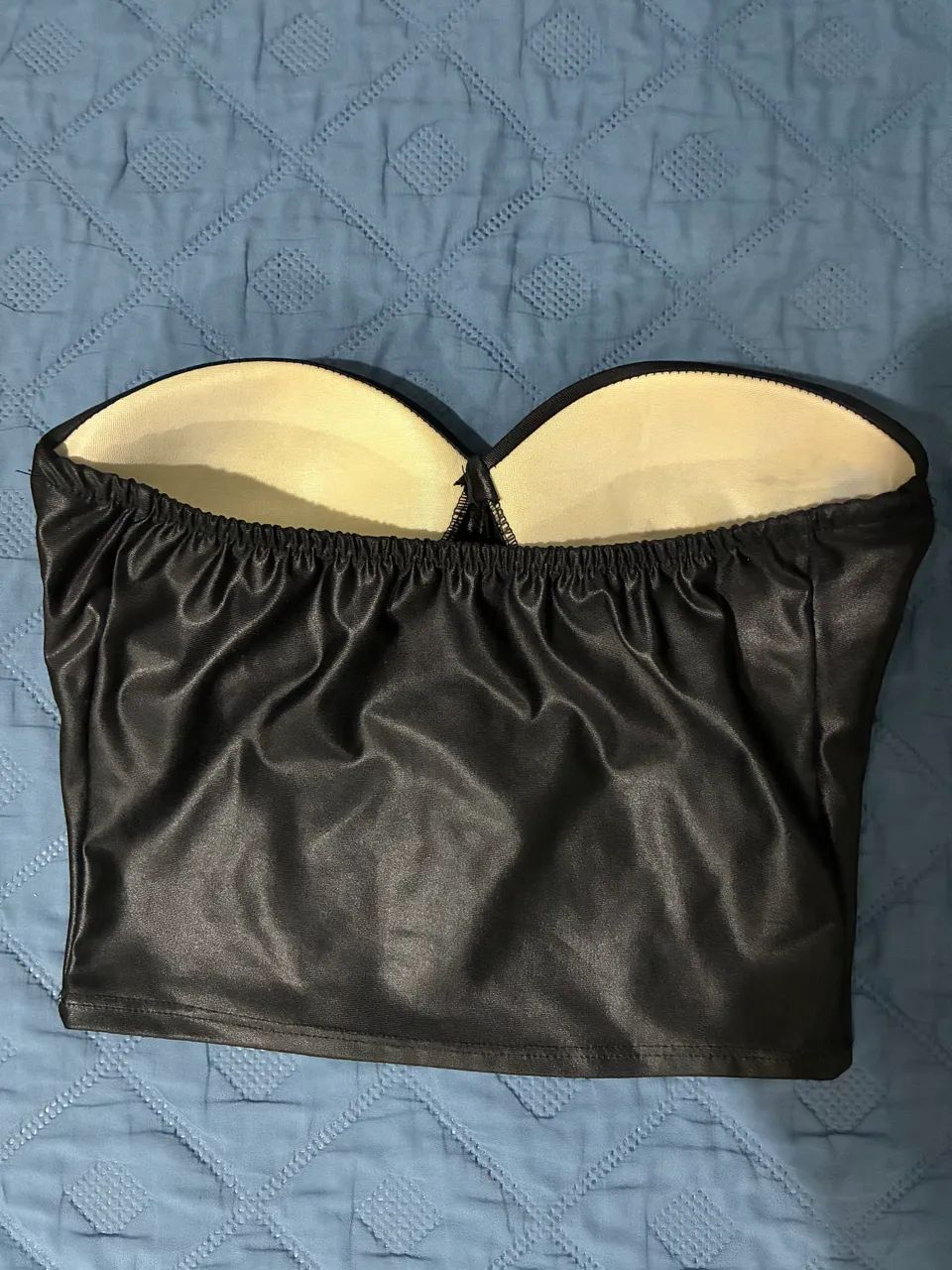 corset preto com bojo - Foto 2