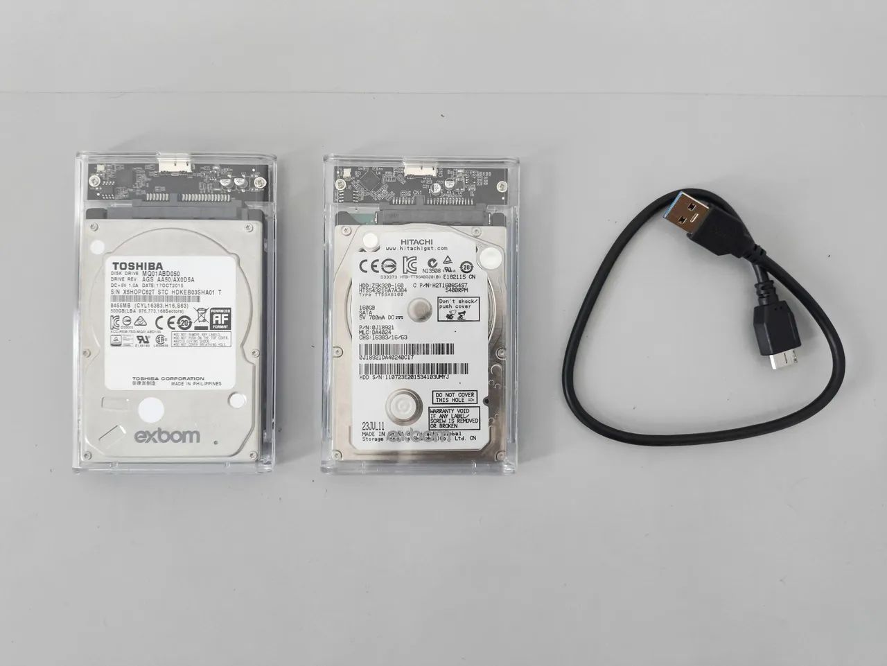 HD Externo 500Gb e 160Gb