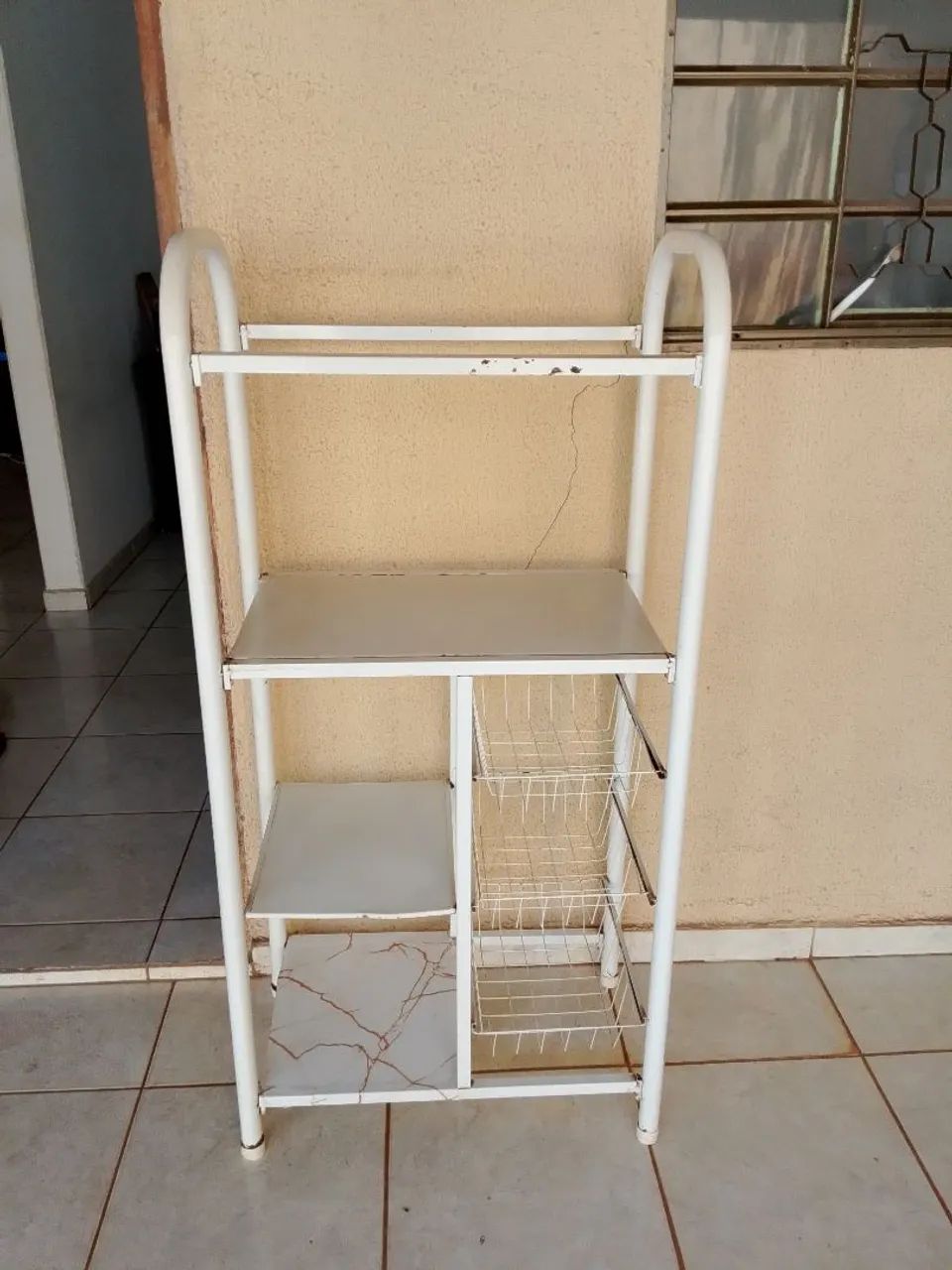 Fruteira de aço 