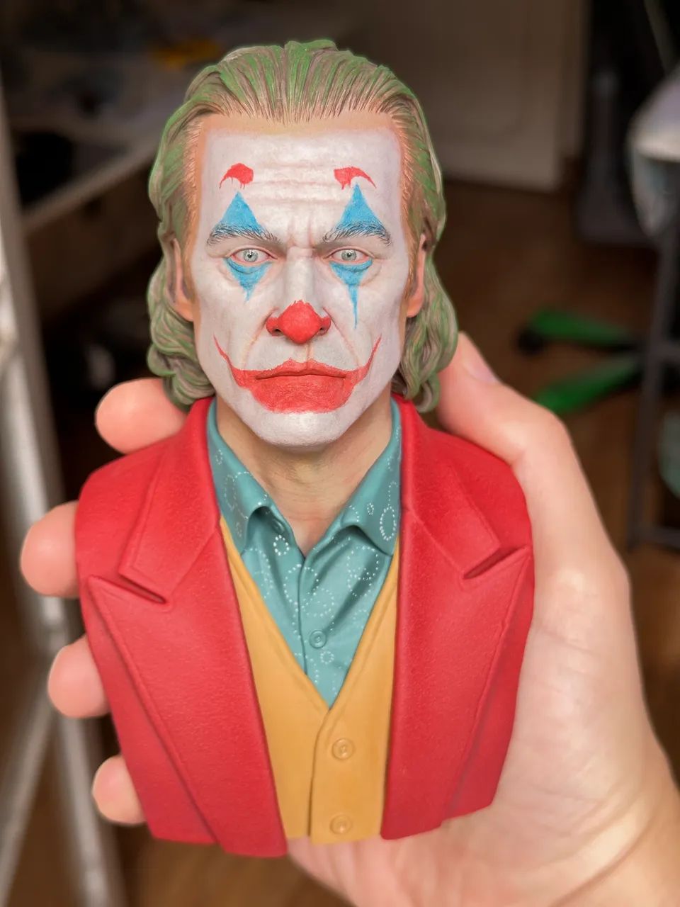 Busto Joker Coringa Joaquin Phoenix 1/4 - Foto 5