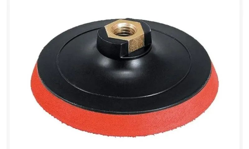 Suporte para Lixa com Velcro 100mm para Politriz e Lixadeira (4 Polegadas) - Novo