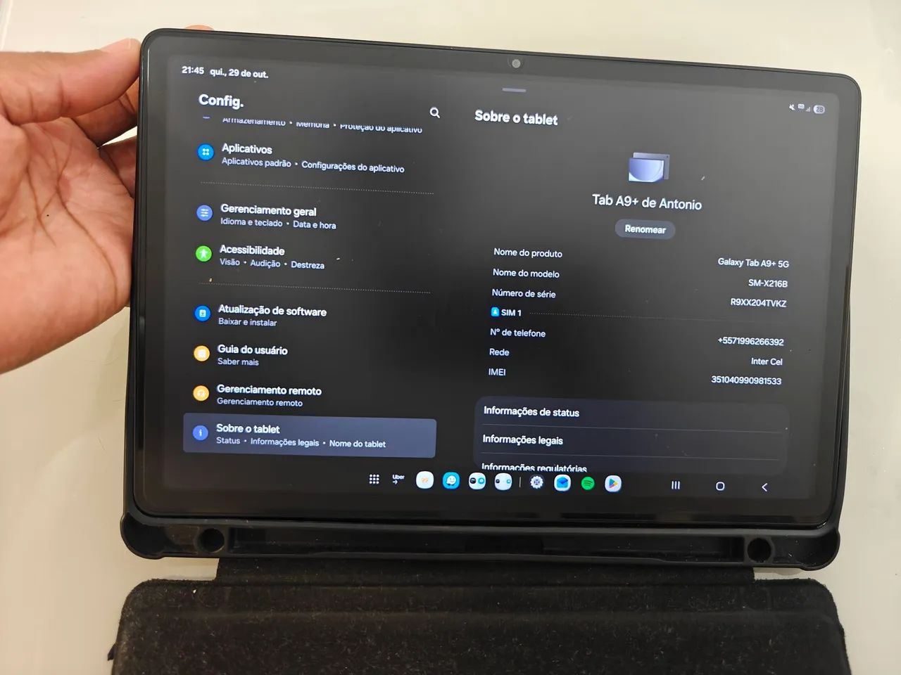 Tablet Samsung A9+ 5G - Foto 3