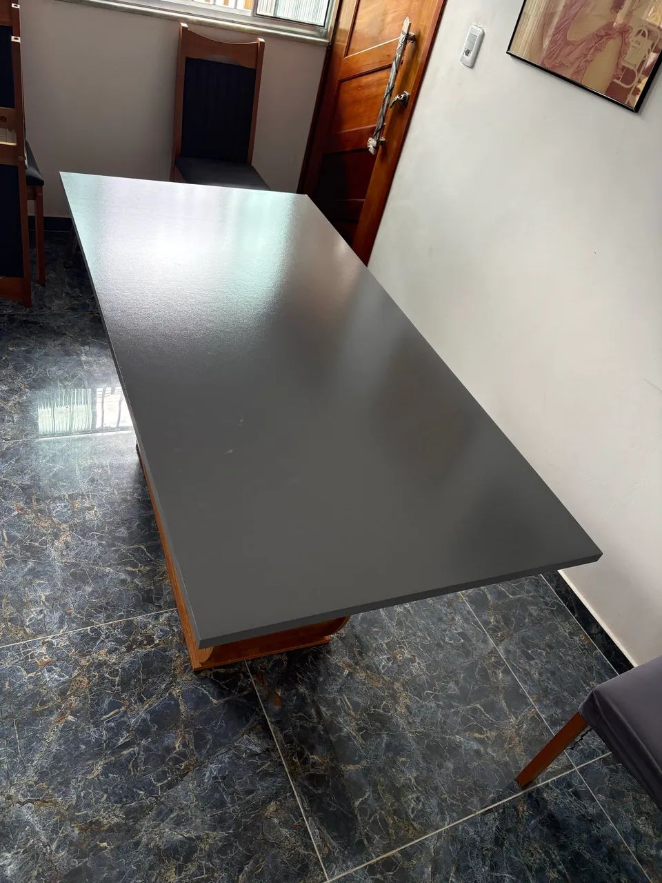 Mesa com 6 cadeiras 1,70x80 nunca usada! - Foto 5