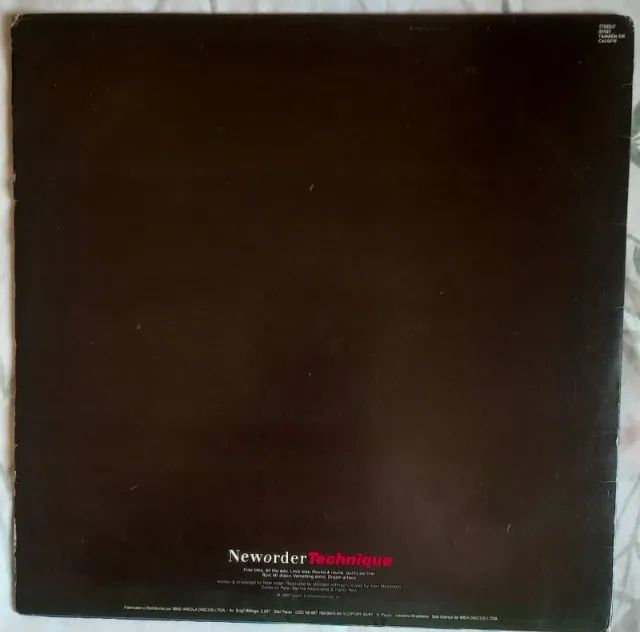 LP VINIL - NEW ORDER - TECHNIQUE - 1989 - Foto 2