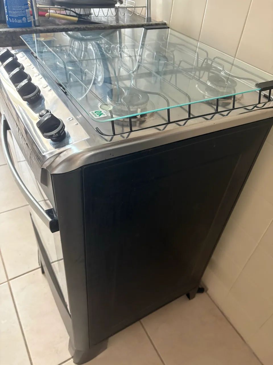 Fogão Atlas New Fastcook 4 Bocas Preto - Bivolt - Foto 2