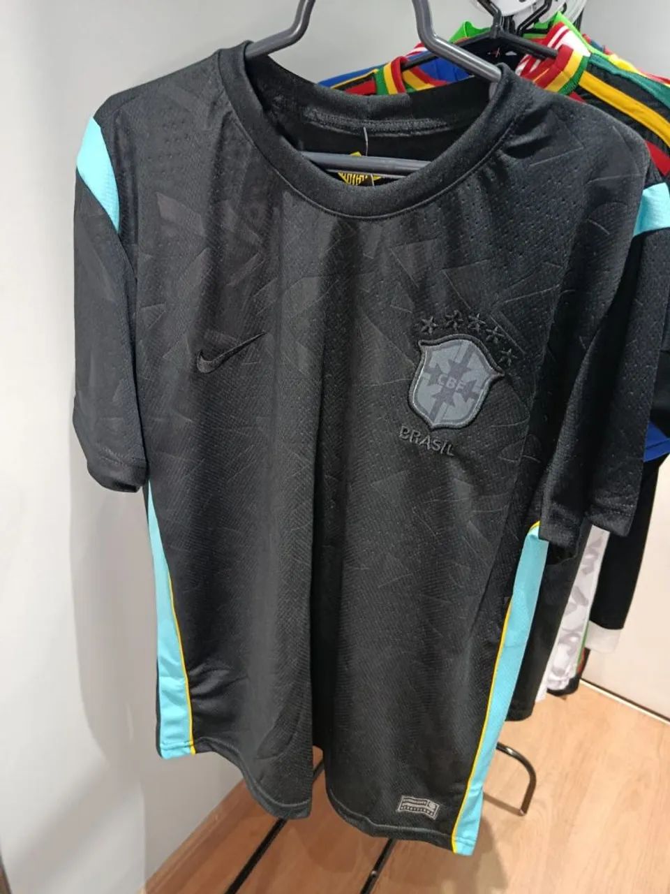 Camisa seleção brasileira Preta  - Foto 4