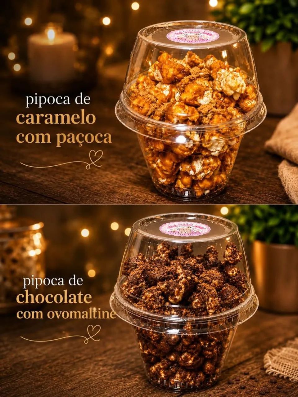 Pipocas e doces da vovó Deca