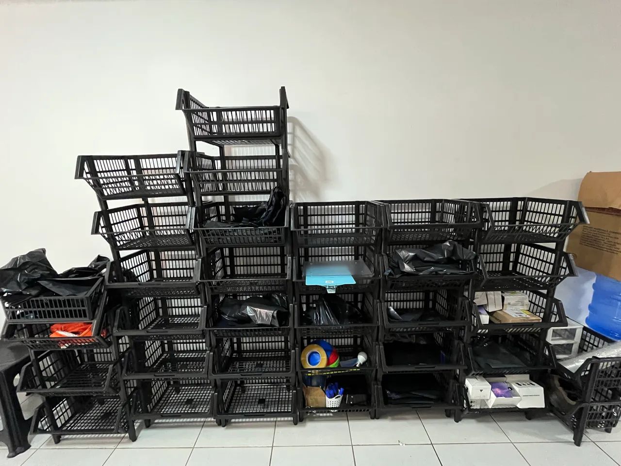 Lote de cesto organizador 
