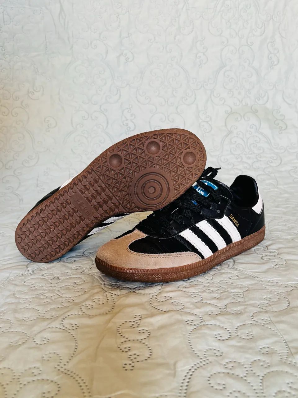 Tênis Adidas Samba Preto Branco 39 - Foto 2