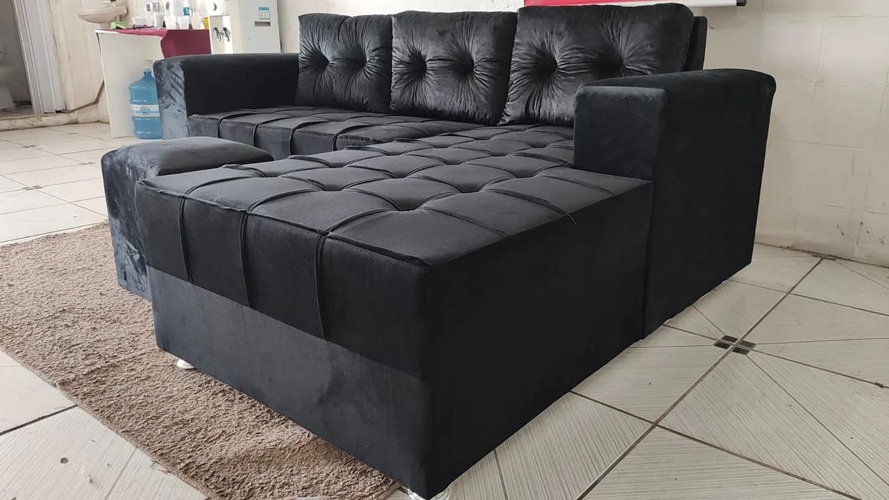 Sofá chaise em estoque faça já seu pedido entrega imediata  - Foto 2