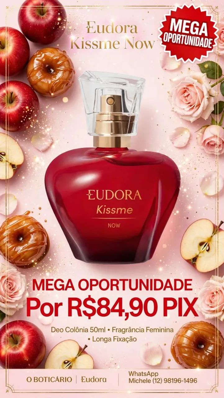Perfumes femininos Eudora 