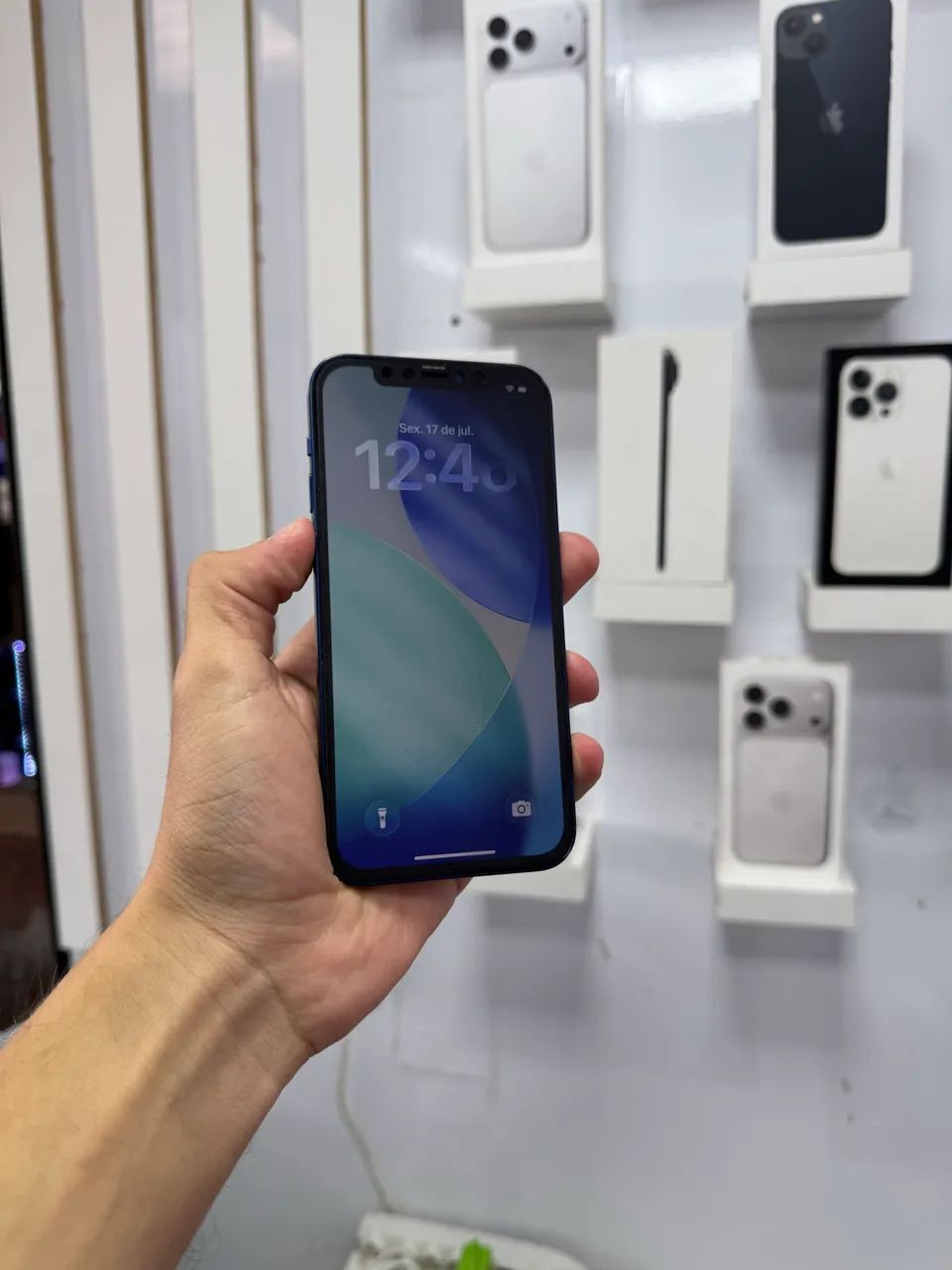 iPhone 12 - 128GB ( Azul ) - Celulares e Smartphones - Taguatinga