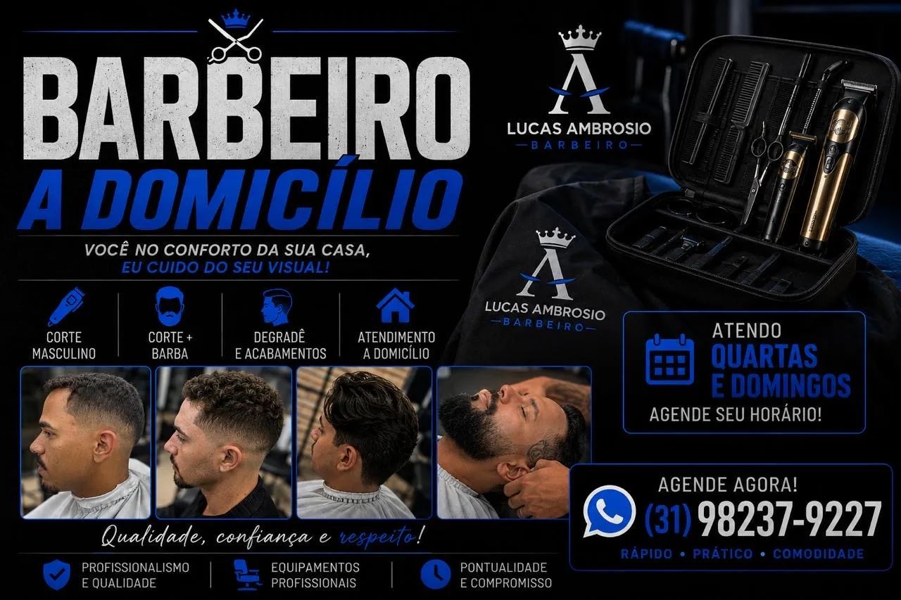 BARBEIRO A DOMICÍLIO 