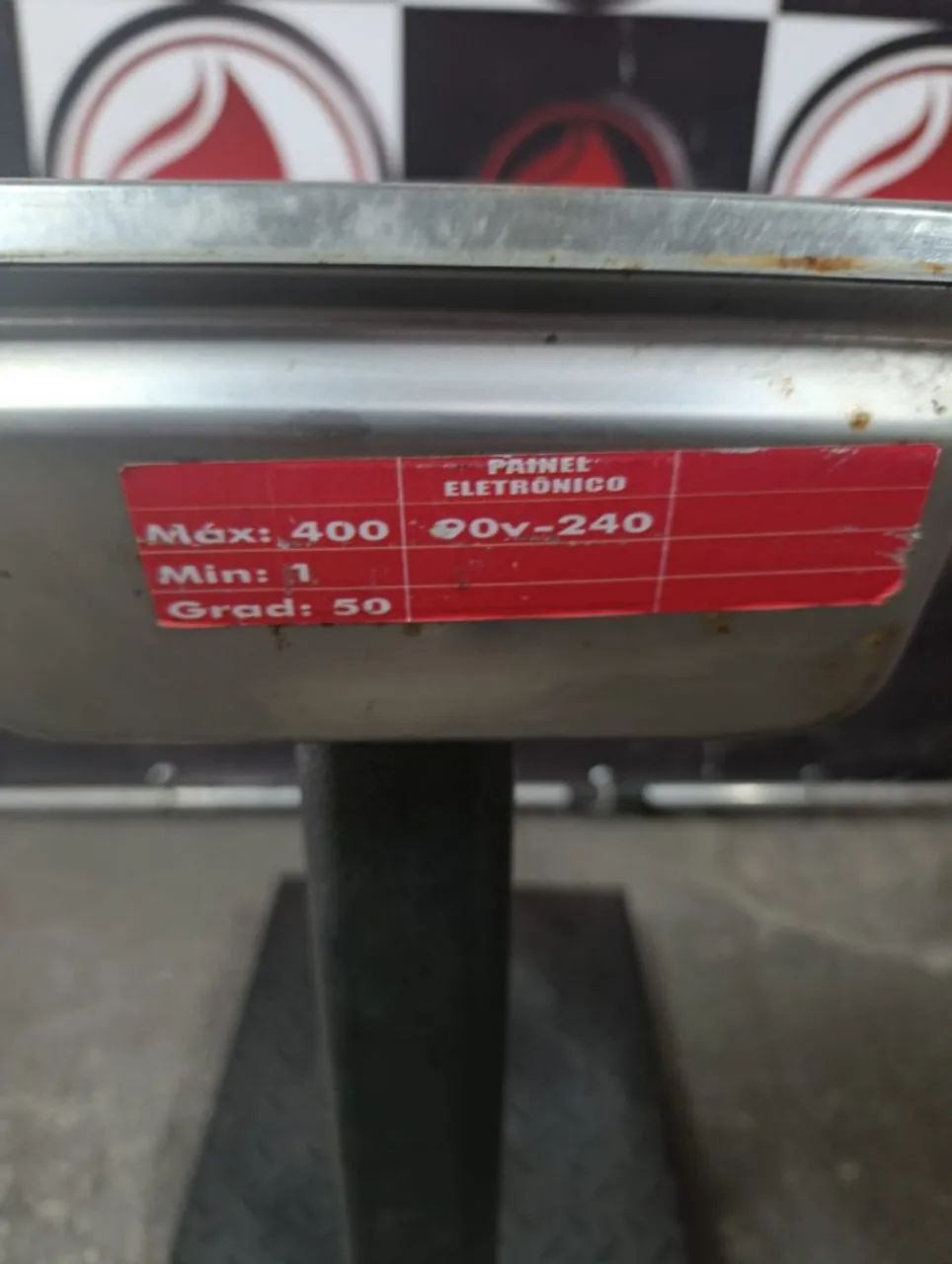 Balança industrial de plataforma com capacidade para 400 kg usada estado de nova  - Foto 5