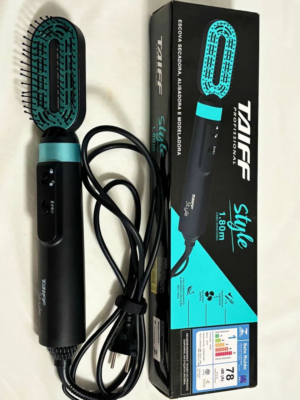 Escova Secadora, Alisadora e Modeladora Taiff Style - 220V com Caixa Original  - Foto 2