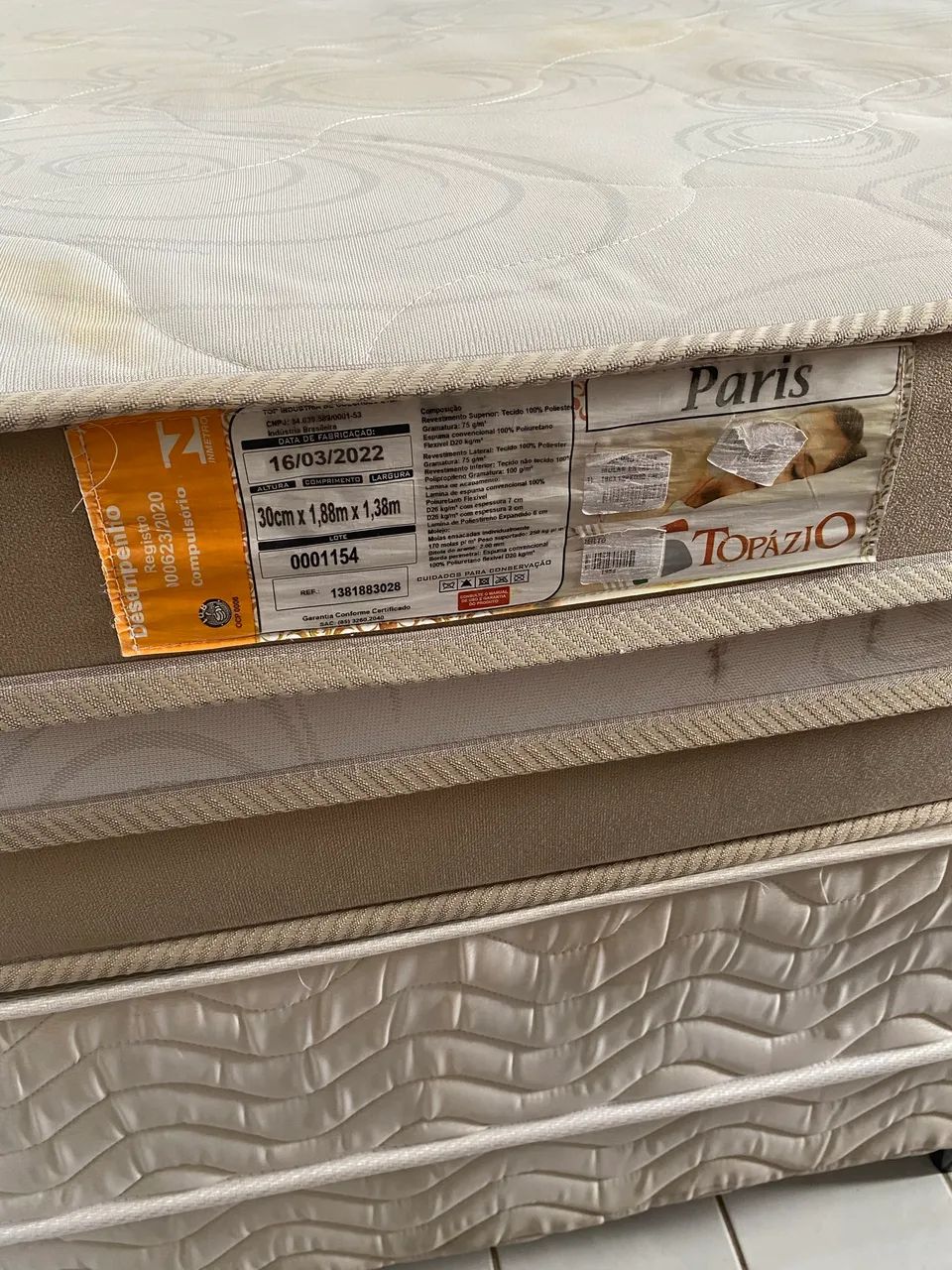 CAMA DE CASAL CONJUGADA + COLCHÃO  - Foto 4