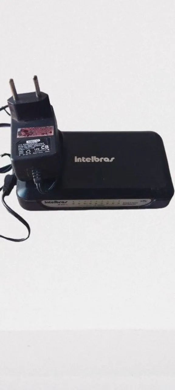 Switch Intelbras 8 Portas - Expansão de Rede (Perfeito Estado)