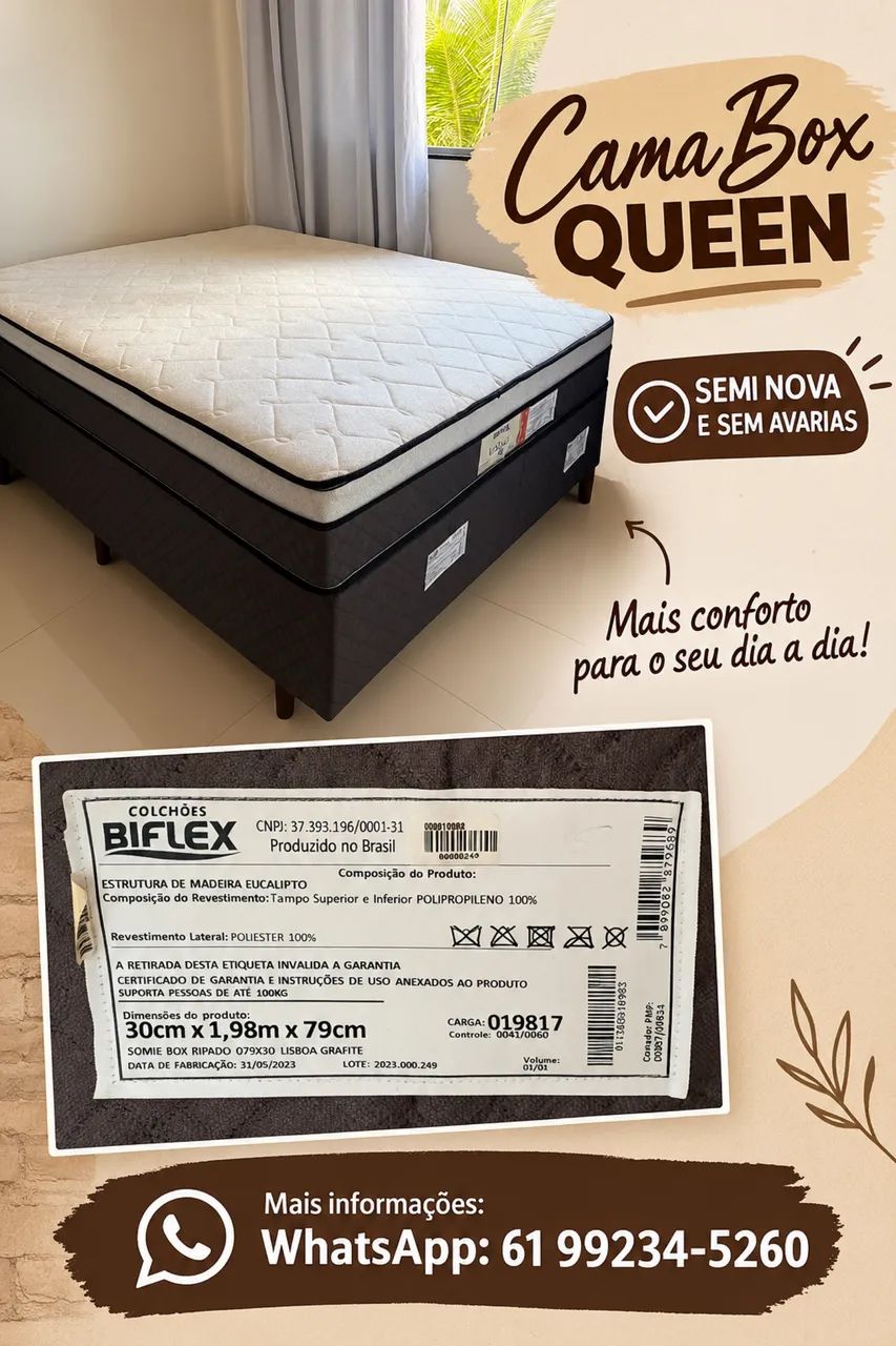 Cama Box Queen