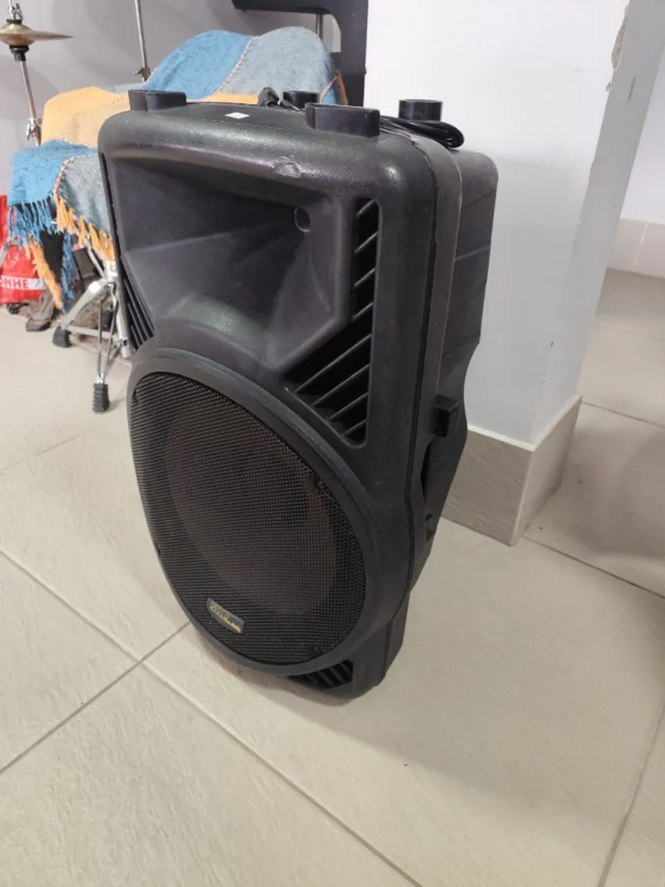2 CAIXAS DE SOM SKP PRO AUDIO SK-6P BLACK - USADA - Foto 3