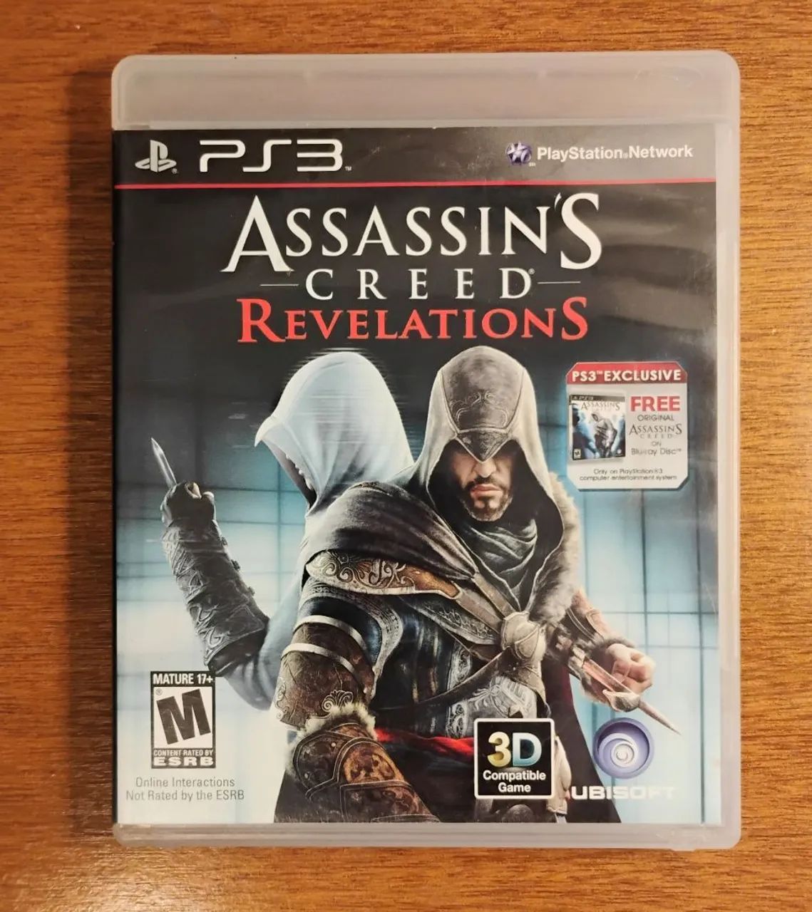 Jogo  Assassins Creed Revelations em mídia física usada para PS3.