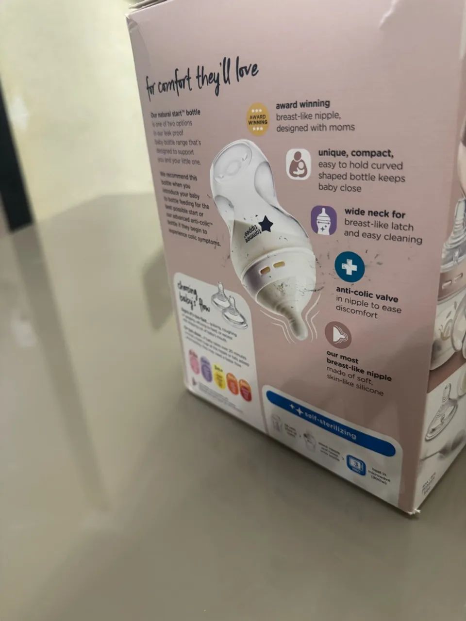 Kit mamadeira tommee tippee com válvula importado  - Foto 3