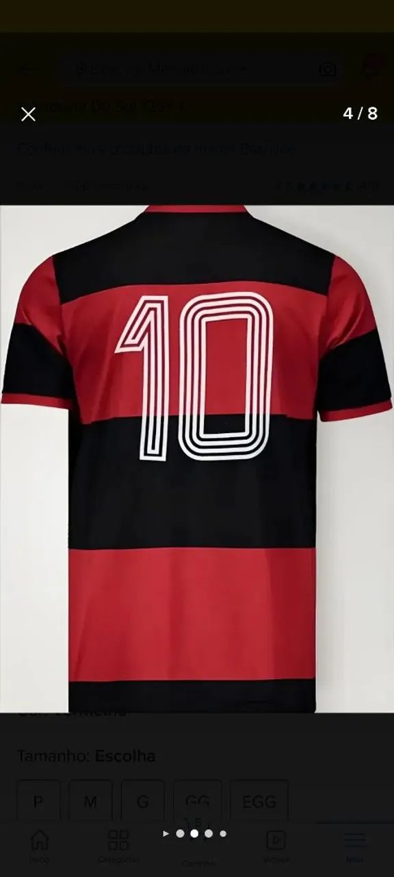 Camisa Flamengo retrô Zico Original  - Foto 2