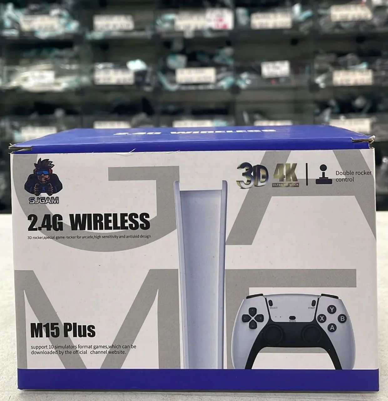 game retrô m15 2 controle 