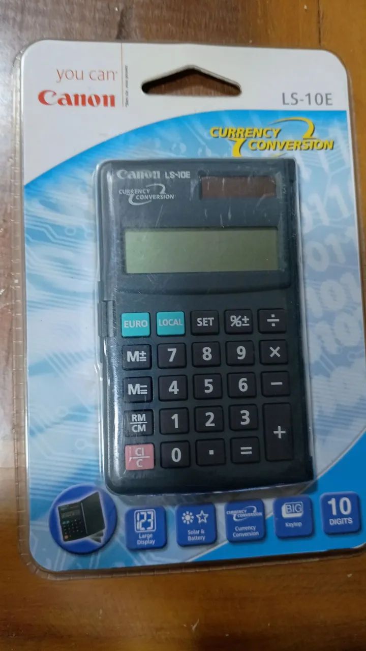 Calculadora antiga Canon LS-10E
