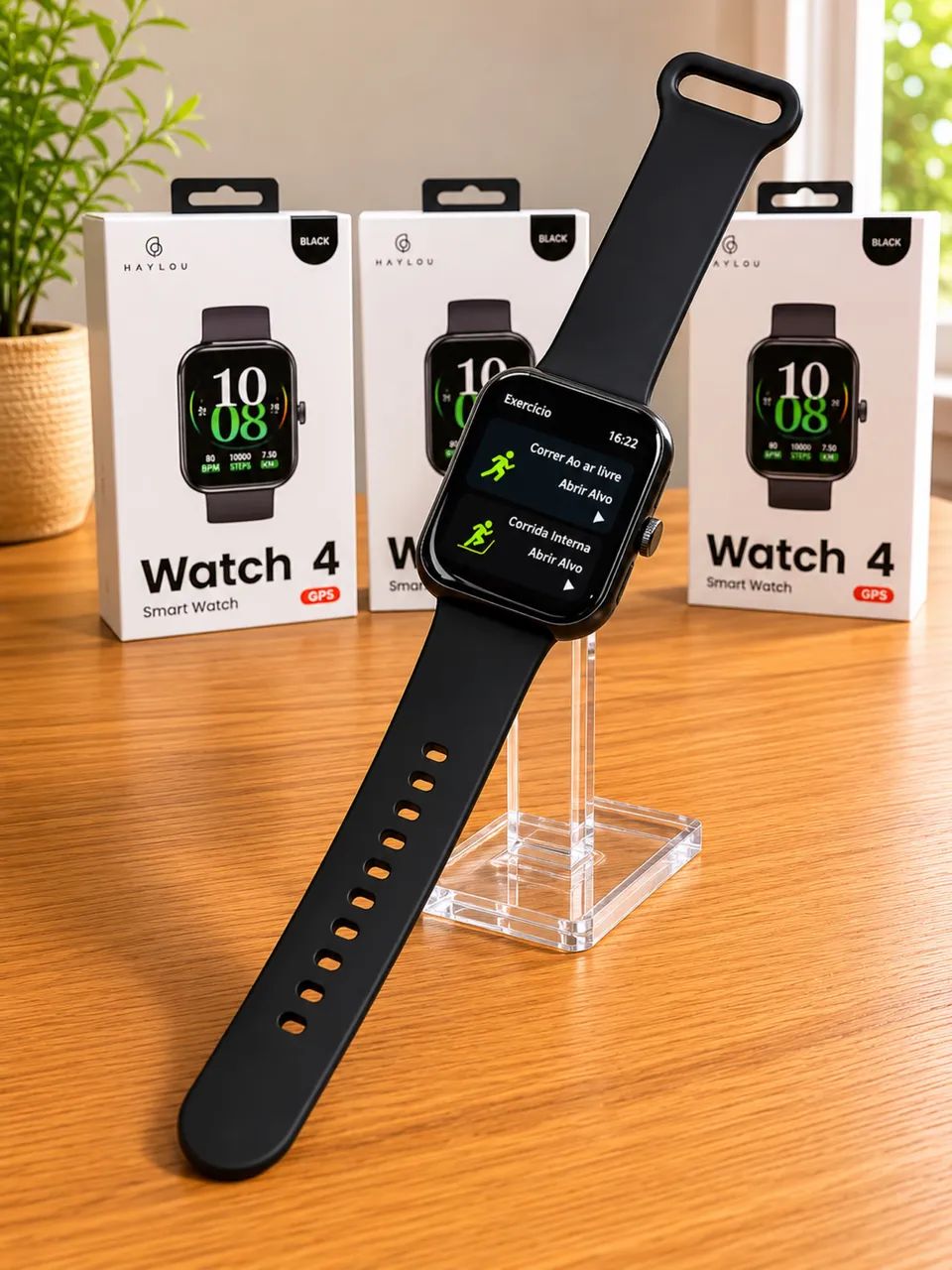 SMARTWATCH HAYLOU WATCH 4 ORIGINAL COM GPS INTEGRADO, CHAMADAS BLUETOOTH E CONEXÃO STRAVA - Foto 2