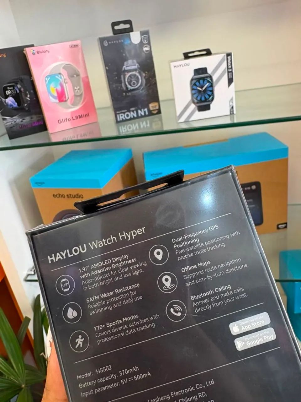 Smartwatch Haylou Hyper GPS Global Lacrado  - Foto 2