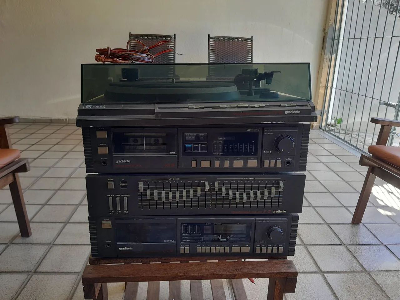 Som vintage gradiente 4x1