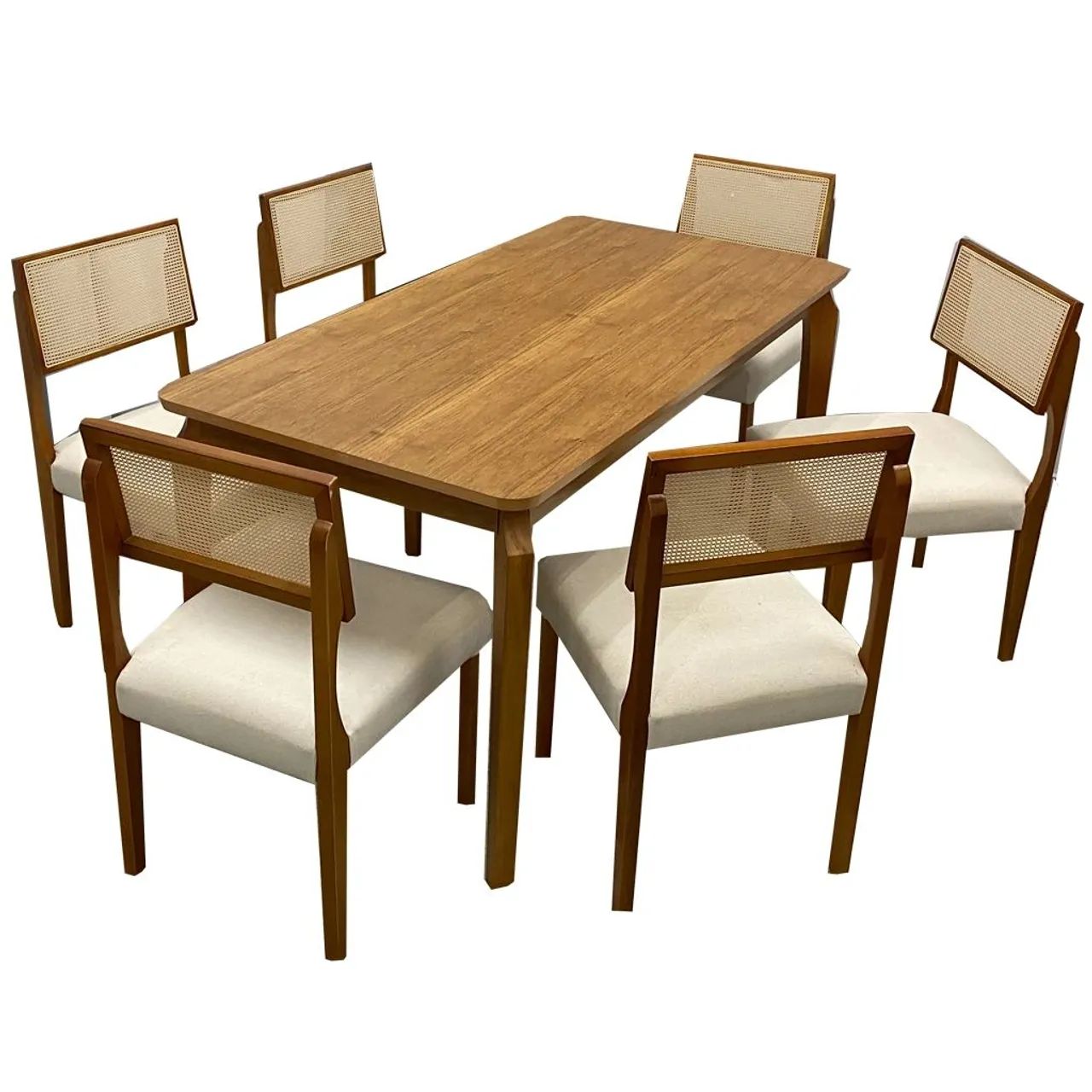 Sala mesa jantar com 6 cadeiras telinha  - Foto 2
