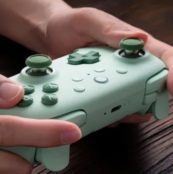 Controle Sem Fio 8BitDo Ultimate 2C Bluetooth Verde para Android e Windows - Foto 3
