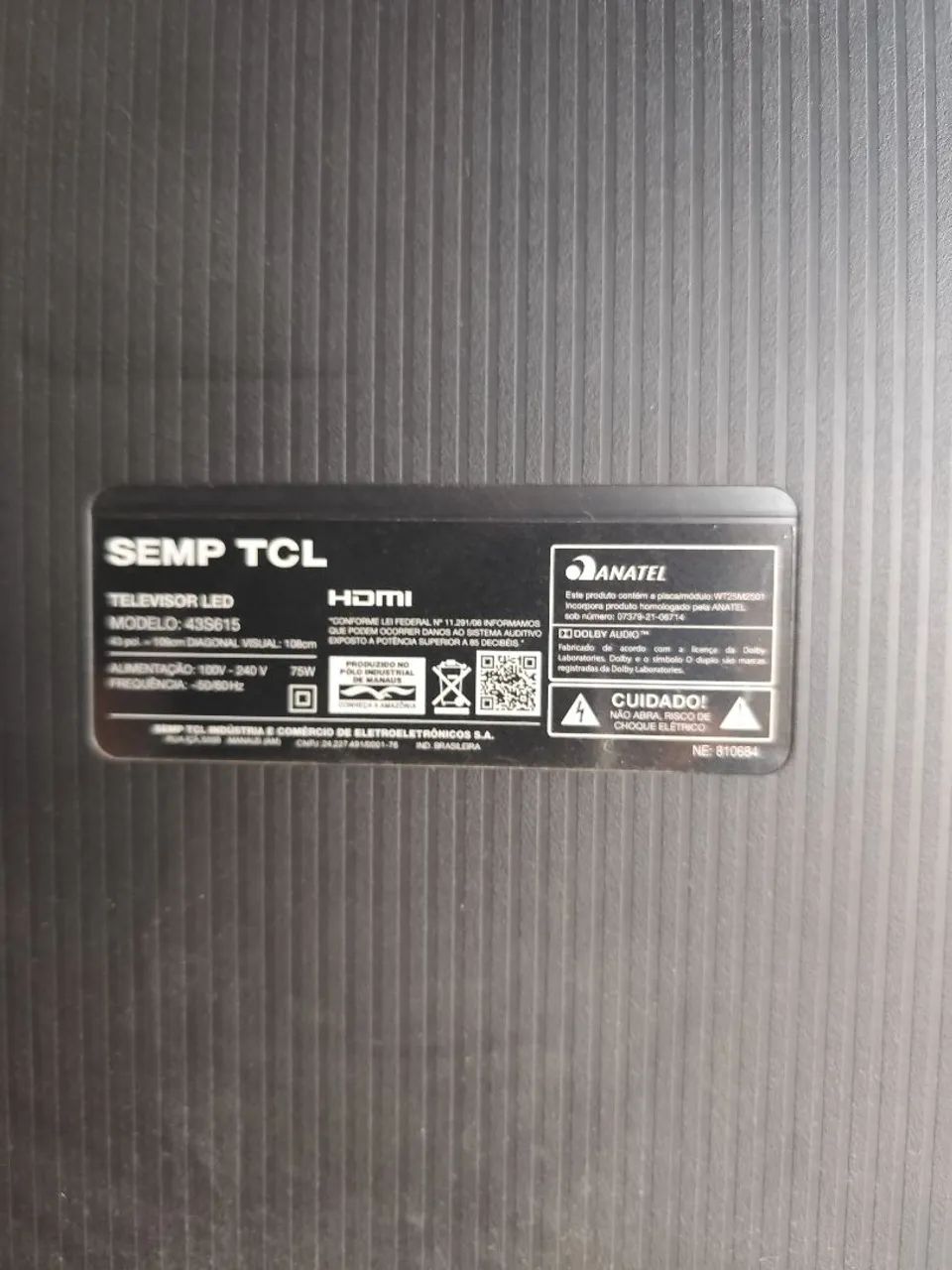 Tv smart 43" TCL com defeito  - Foto 2