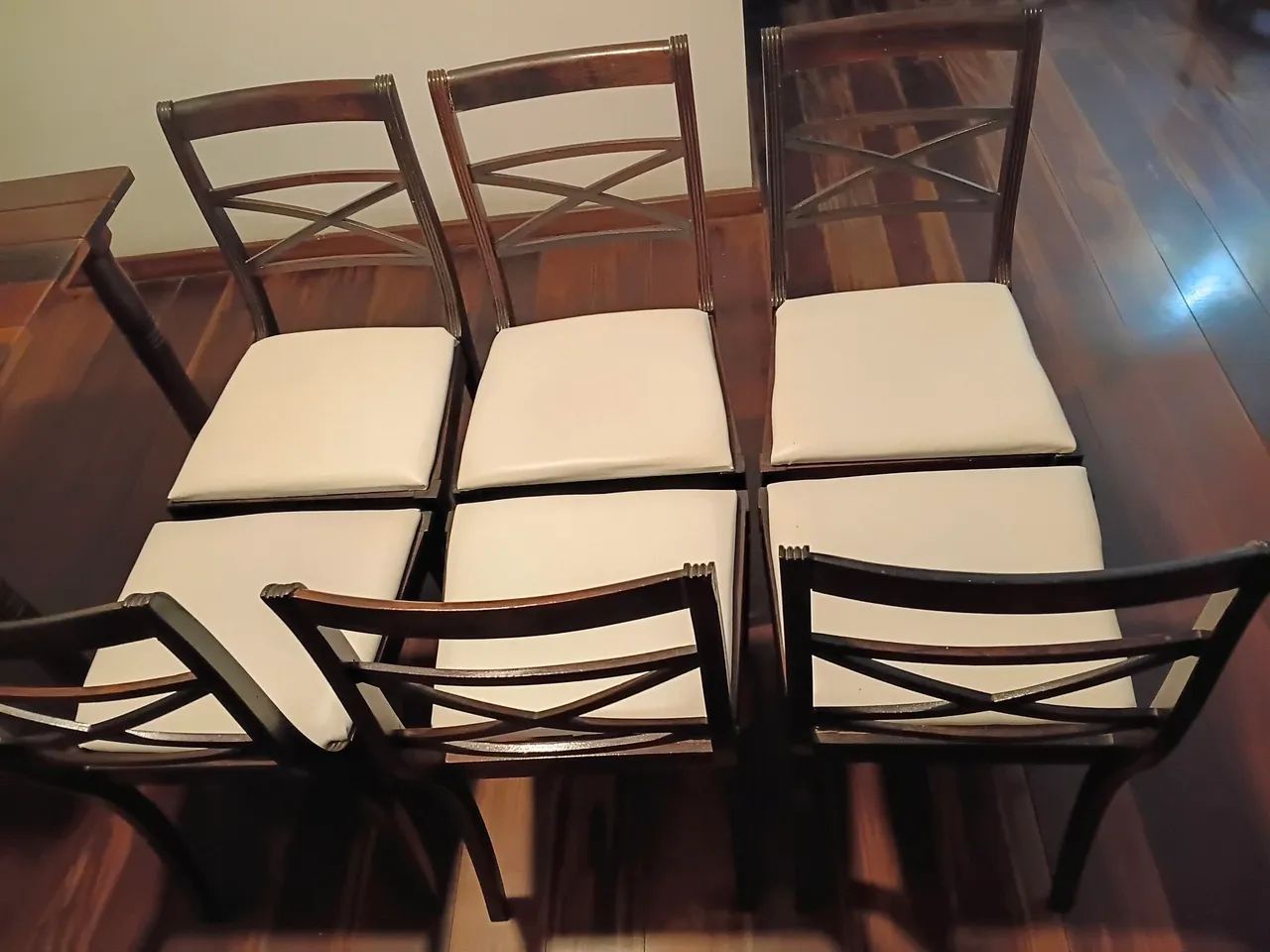 CONJUNTO de 6 CADEIRAS RETRÔ!!