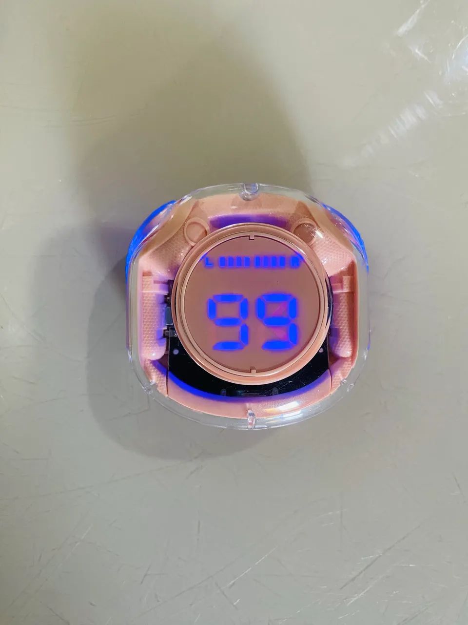 Fone Bluetooth Tws Touch Led Hifi Rosa Universal - Foto 2