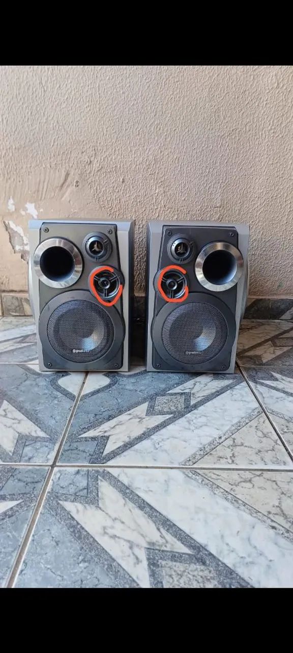 Caixas acústicas gradiente com explosion subwoofer nas laterais graves bruto. - Foto 2