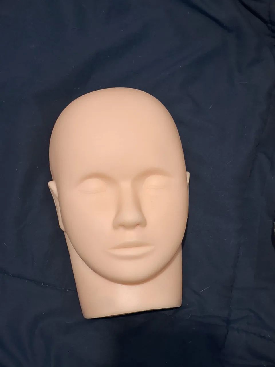 Cabeça de silicone para treino de cílios - Foto 2