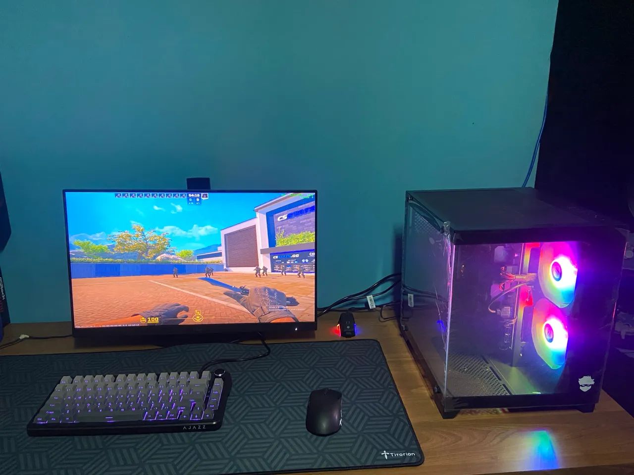 Setup gamer Completo - Menos de um mês de uso