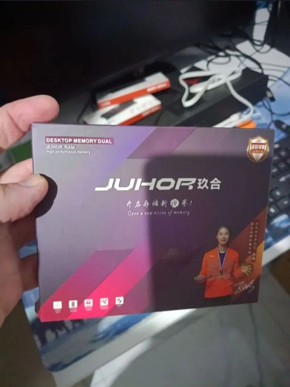 Memória Juhor DDR4 16 gb 3200 mhz - Foto 2